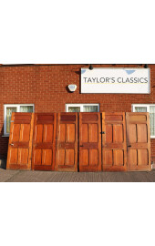 A Good Run of Six Late 19th Century Pitch Pine Panelled Doors 1