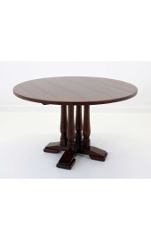 A fantastic quality four seater solid oak dining table 1