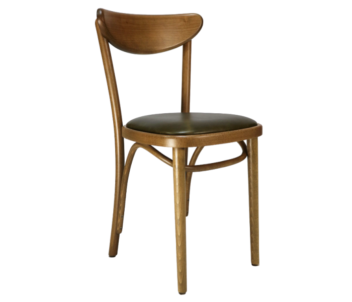 Banana Bentwood Chair Upholstered 1