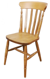 Farmhouse High Slatback chair 3 Copy2