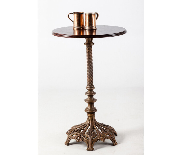 Gothic Tall Cast Iron Table Base 2