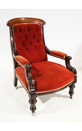 Mahogany Lounge chair 1