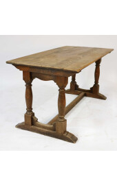 Original small 4 6 seater refectory table 1