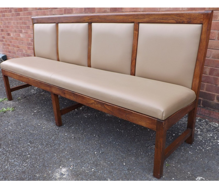 Panel Back 4 Seater Bench6
