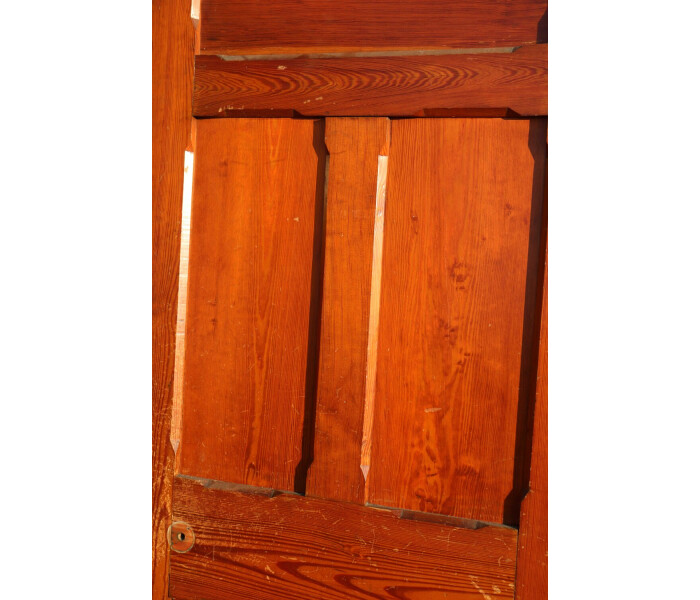 A Good Run of Six Late 19th Century Pitch Pine Panelled Doors 5 v2