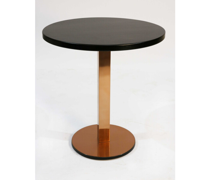 A modern round pedestal dining table 1