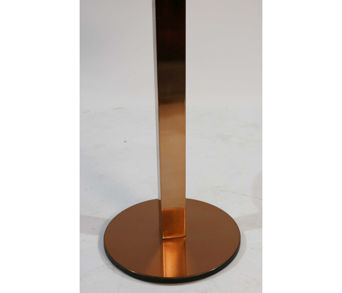 A modern round pedestal dining table 3
