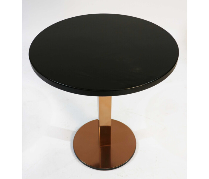 A modern round pedestal dining table 4