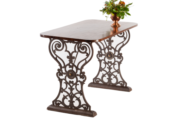 Acanthus Twin Pedestal Table Base 1