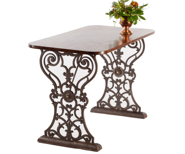 Acanthus Twin Pedestal Table Base 1