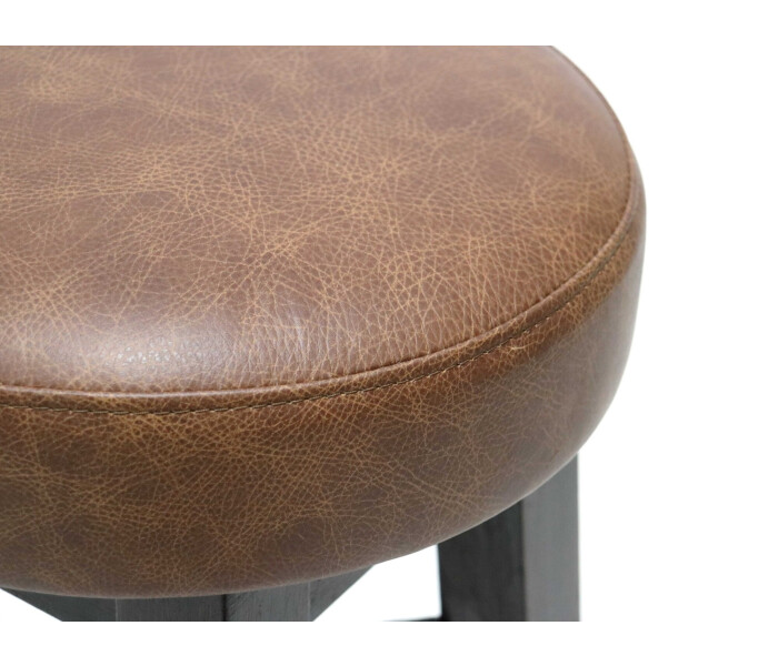 An Upholstered Low Bar Stool 2