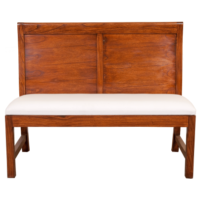 BPB18 Panel Back 2 Seater Bench 1