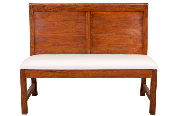 BPB18 Panel Back 2 Seater Bench 1