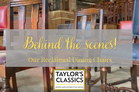 Behind the scenes: Reclaimed dining chairs (video)