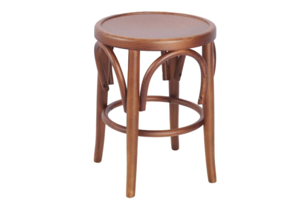 Bentwood Bistro Low Stool Polished 1