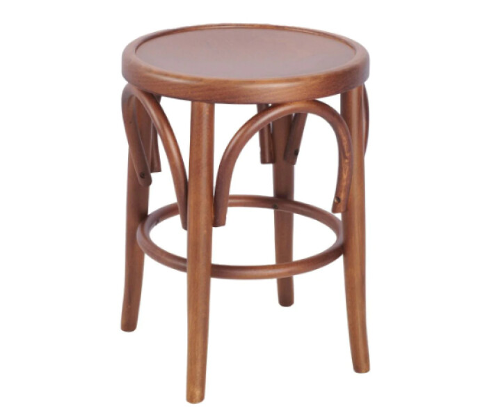 Bentwood Bistro Low Stool Polished 1