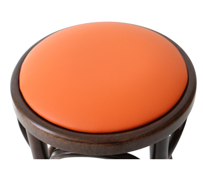 Bentwood Bistro Low Stool Upholstered 3