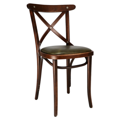 Bentwood Crossback Chair Upholstered 5