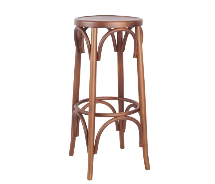 Bentwood High Stool Polished 1
