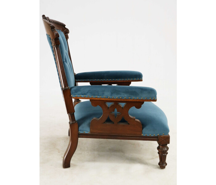Blue Lounge chair 4