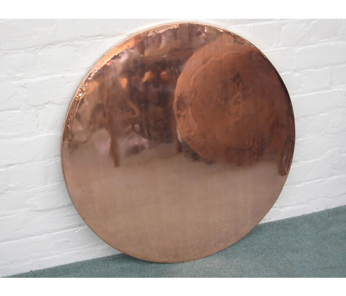 Round Plain Copper Table Top, Round Copper Table