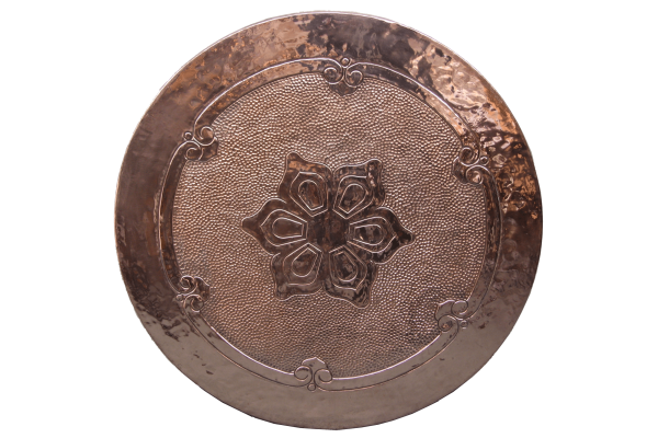 Patterned Copper Table Top - Victorian Design