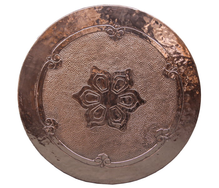 Patterned Copper Table Top - Victorian Design