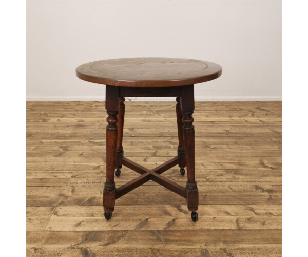 COPPER TOP TABLE ON WHEELS 3 Medium