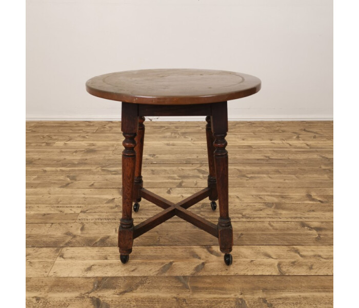 COPPER TOP TABLE ON WHEELS 3 Medium