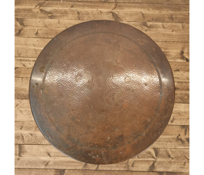 COPPER TOP TABLE ON WHEELS 4 Medium