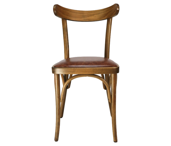 Curved Openback Bentwood Chair Upholstered 2