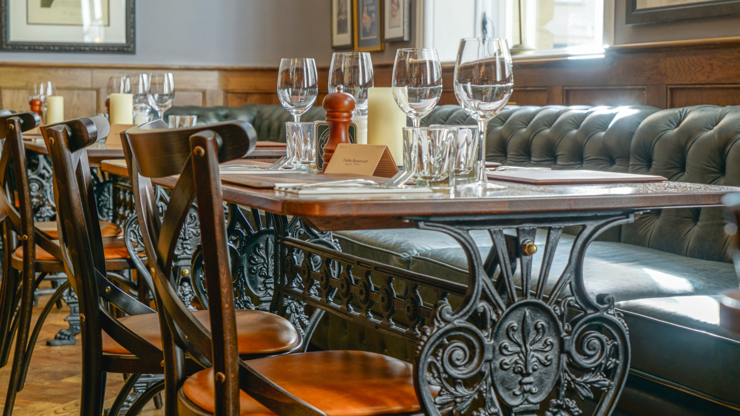 Antique Restaurant Furniture The Old Courthouse, Cheltenham