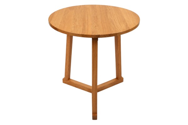 Enso Oak Round Dining Table 1