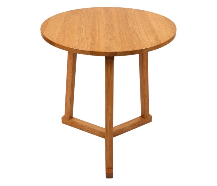 Enso Oak Round Dining Table 1