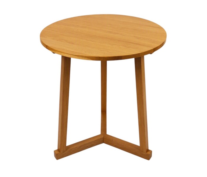 Enso Oak Round Dining Table CUT OUT
