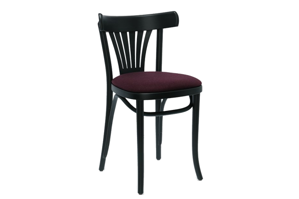 Fanback Bentwood Chair Upholstered 1