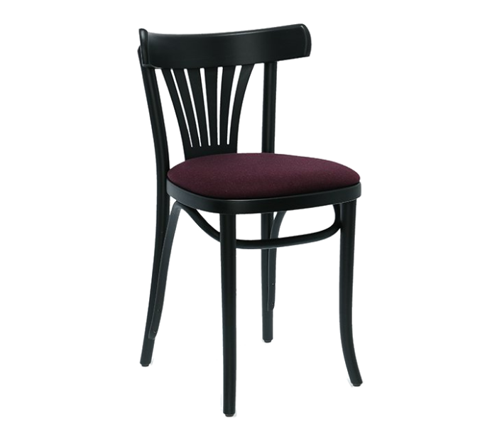 Fanback Bentwood Chair Upholstered 1