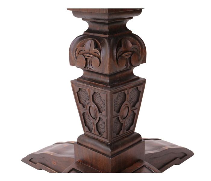 Fleur De Lys 17th Century Style Pedestal Table 2 Photoroom