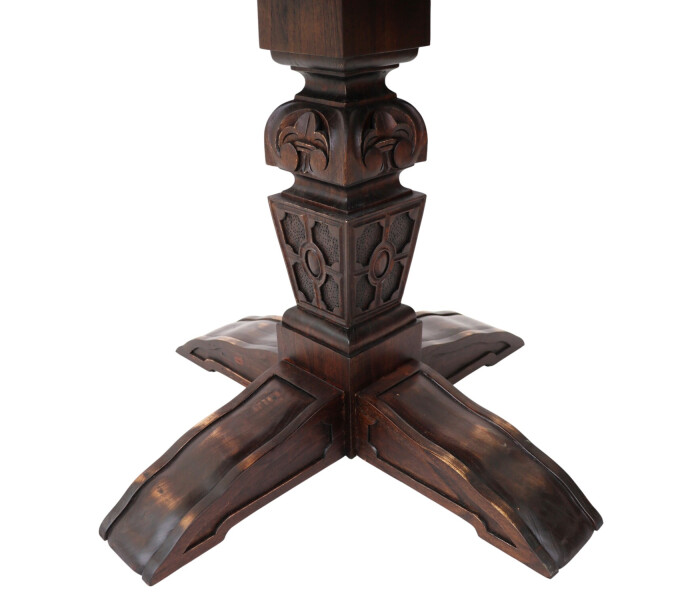 Fleur De Lys 17th Century Style Pedestal Table 3 Photoroom