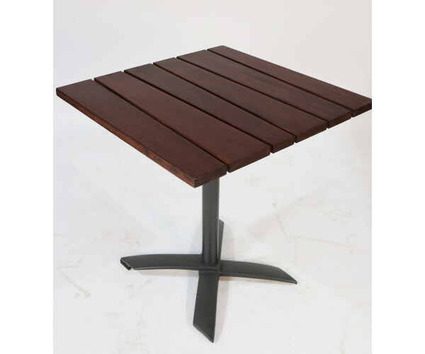 Flip Top Table 1 with Slatted Timber Top 2