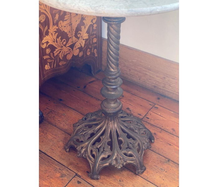 Gothic Short Cast Iron Table Base 2