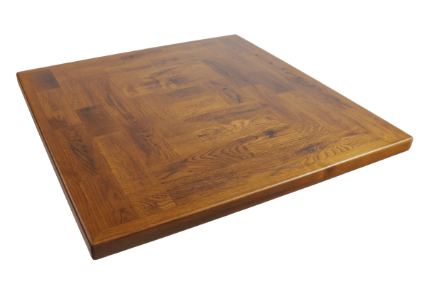 Square Parquet Oak Table Top