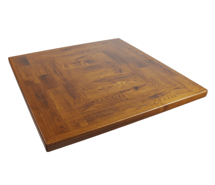 Square Parquet Oak Table Top