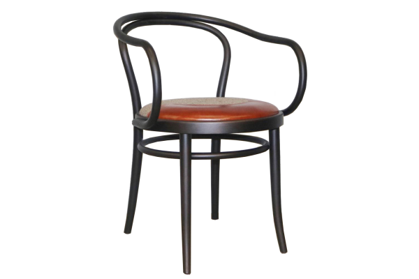 Number 30 Openback Bentwood Armchair With Upholstered Seat