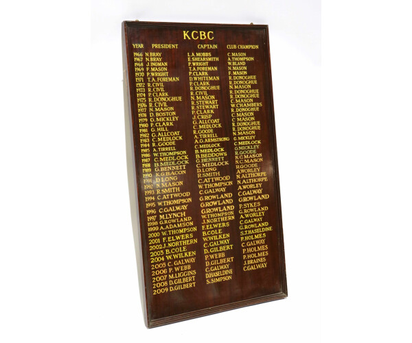 KCBC Honours board 1