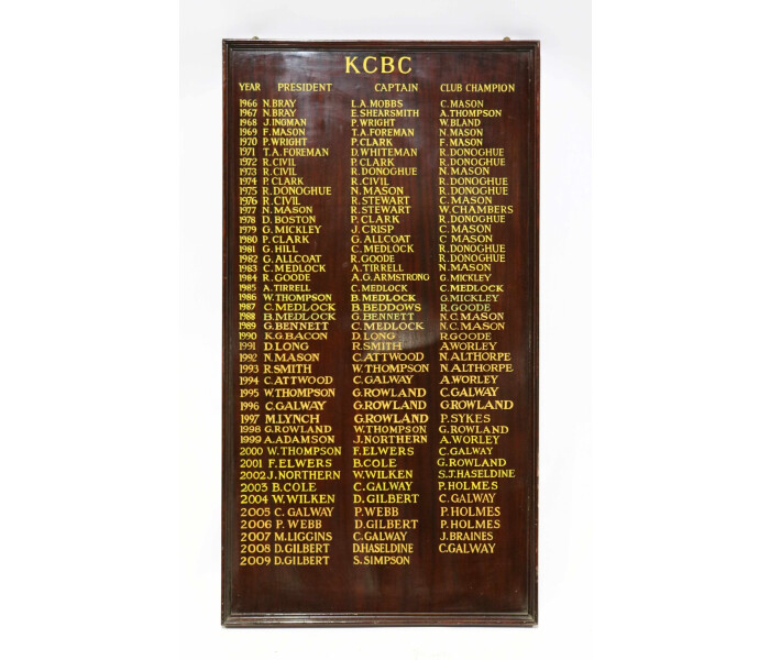 KCBC Honours board 3