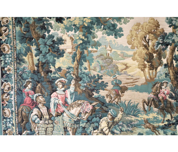 Large French Tapestry Woodland Scene 3
