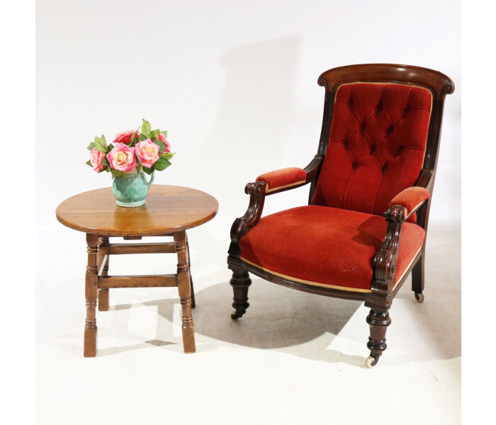 Mahogany Lounge chair 8