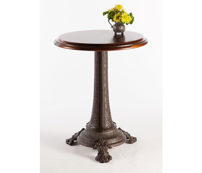 Nouveau 3 Foot Decorative Pedestal Cast Iron Table Base 2