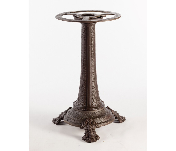 Nouveau 3 Foot Decorative Pedestal Cast Iron Table Base 3